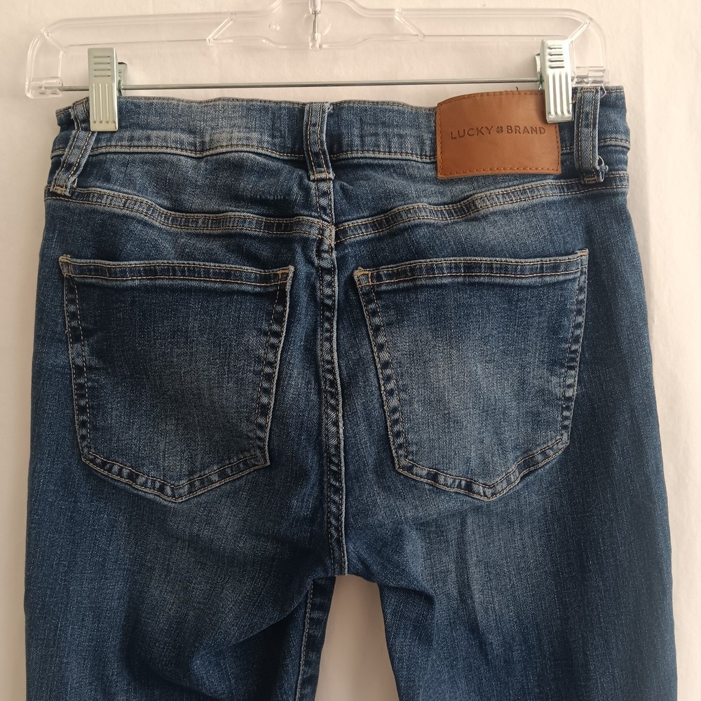 Lucky Brand Jeans Women’s Size 4/27 A Ava Skinny Mid Rise Blue Denim Stretch - Picture 10 of 11